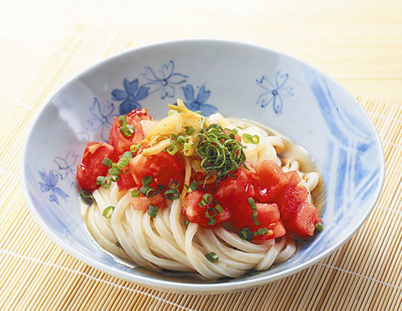 冷やしトマトうどん