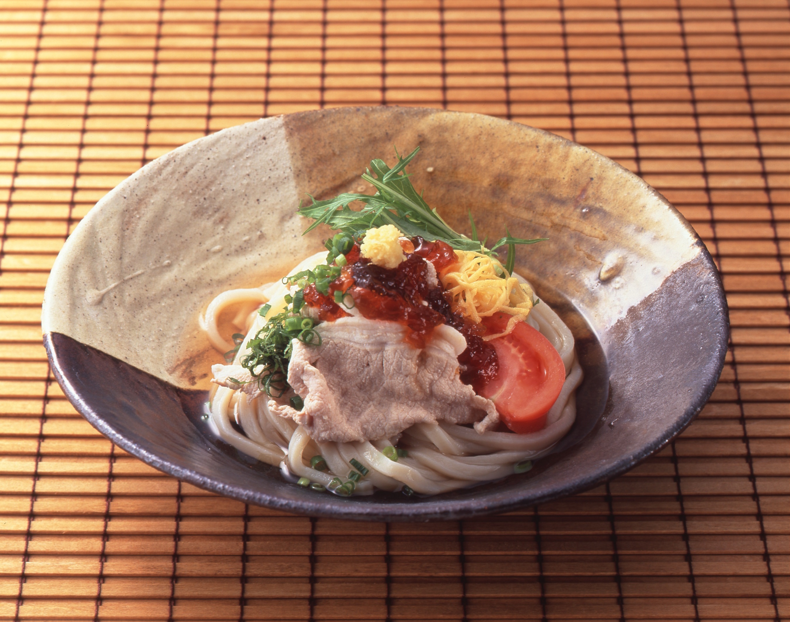 豚の冷しゃぶうどんのレシピ 作り方 レシピ ミツカン業務用商品 メニューサイト