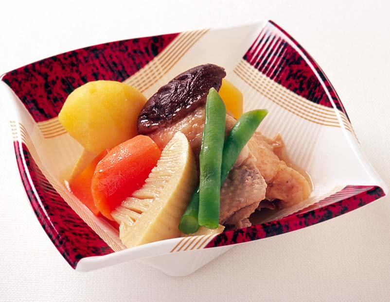 鶏と野菜の塩ぽん酢煮