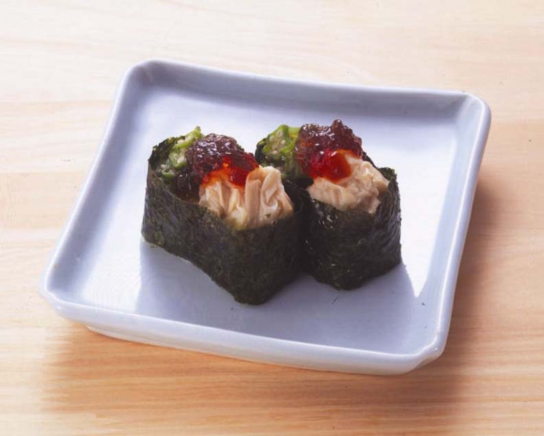 ゆばの軍艦 ぽん酢ジュレ添え