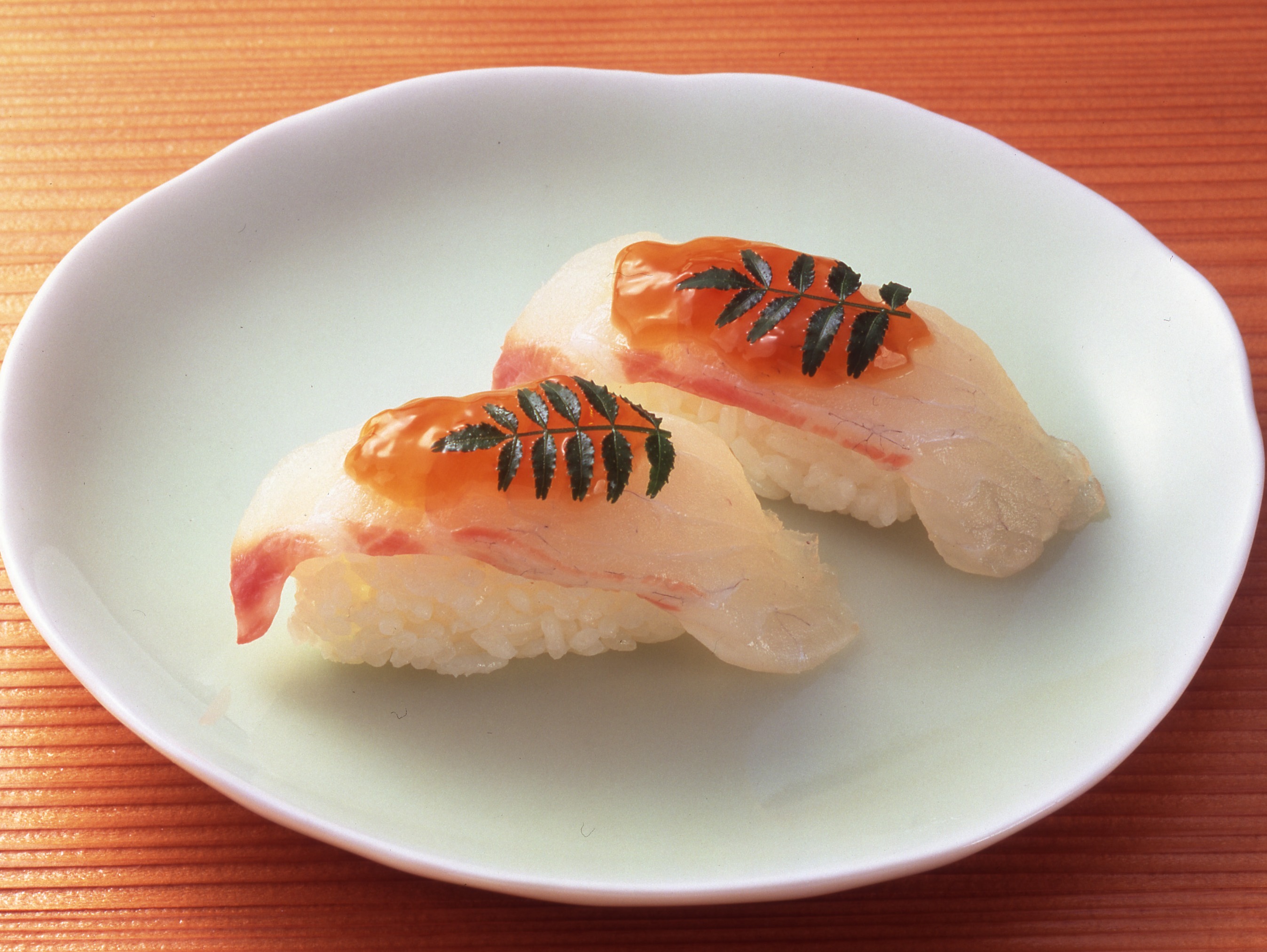 鯛のにぎり　ぽん酢ジュレ
