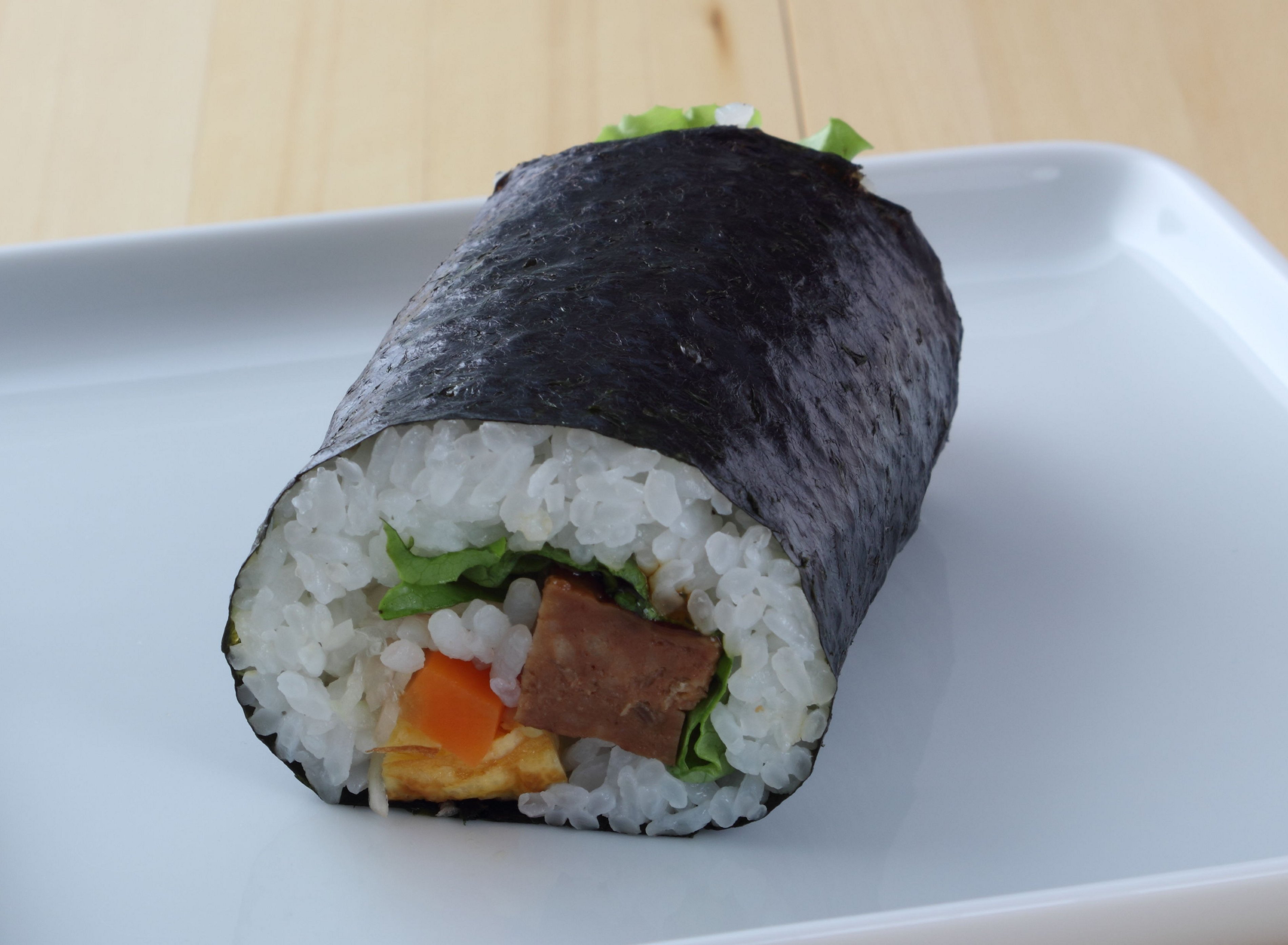 照り焼きハンバーグ巻き
