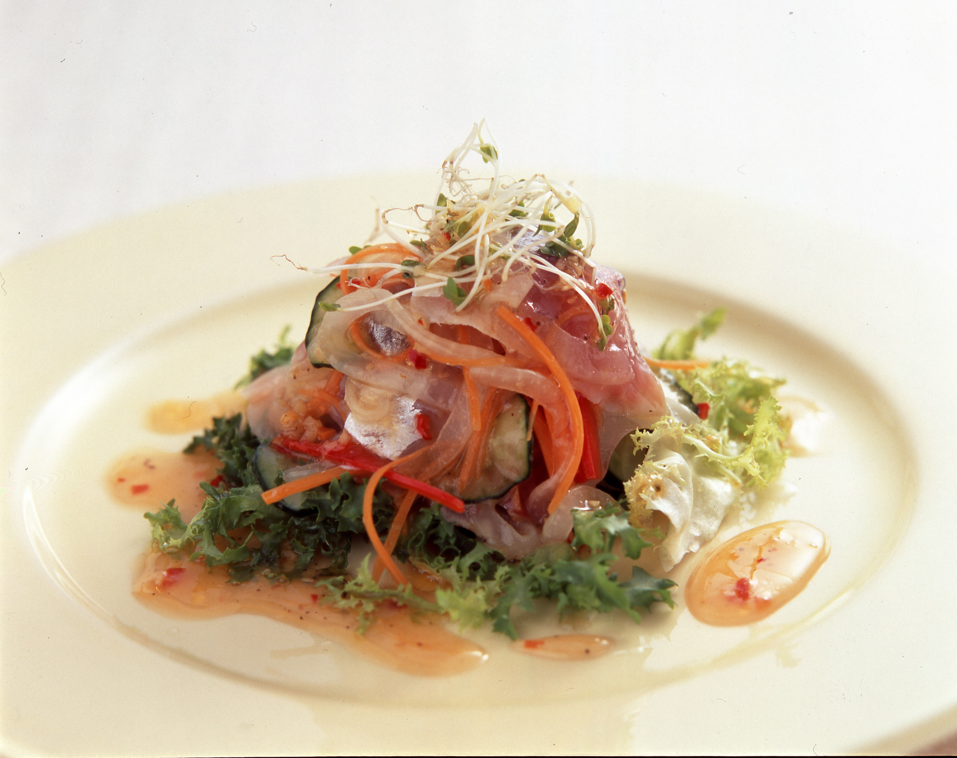 鯵のカルパッチョ