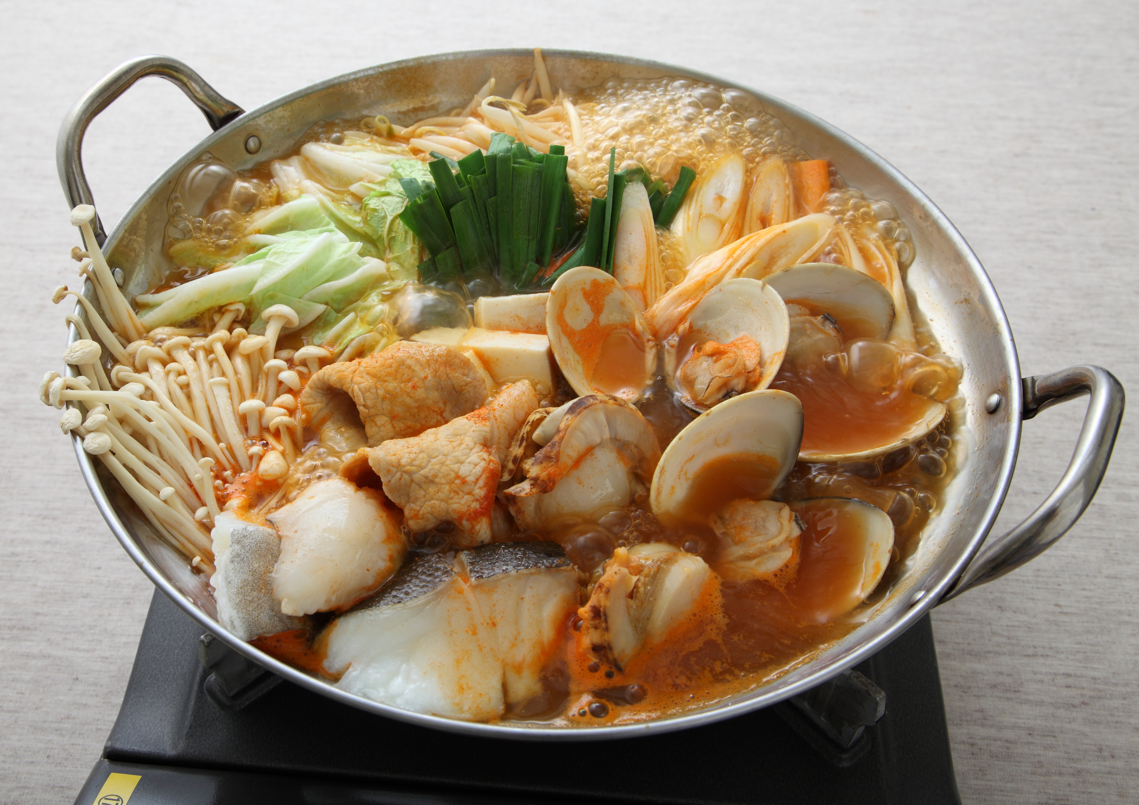 海鮮チゲ鍋のレシピ 作り方 レシピ ミツカン業務用商品 メニューサイト