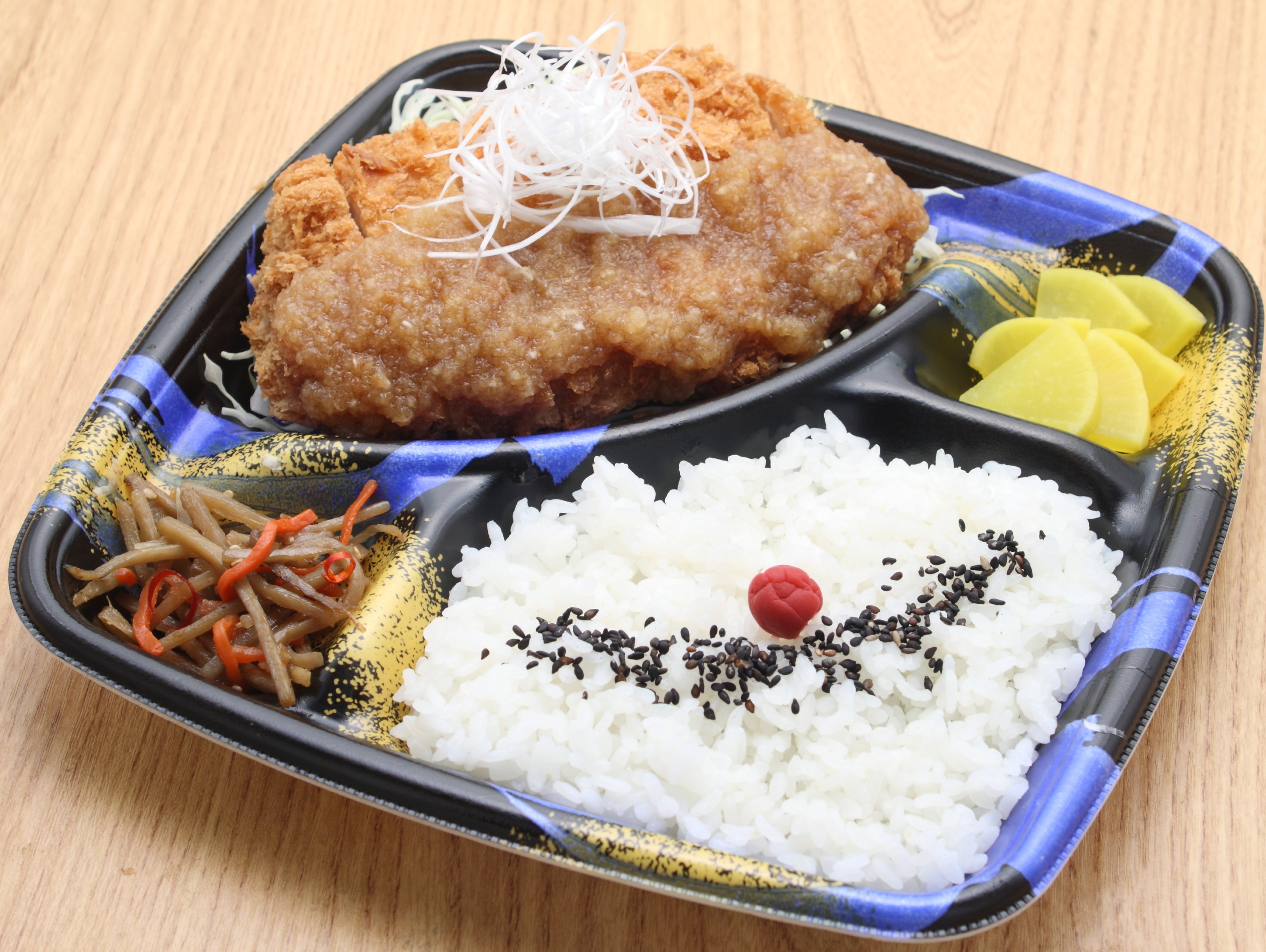 甘辛ねぎトンカツ弁当