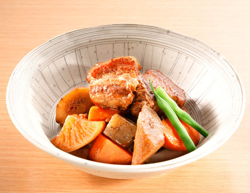 豚と根菜のコクぽん煮