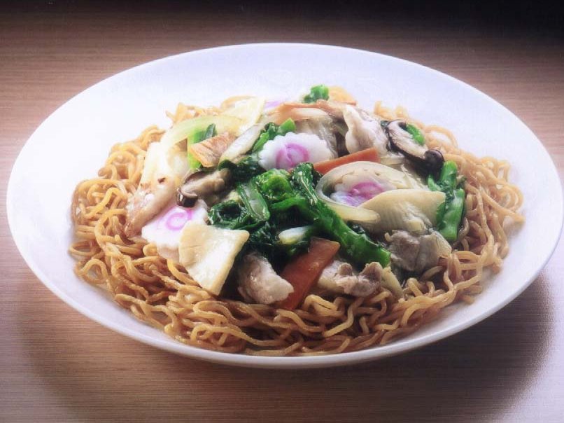 菜の花のあんかけそば