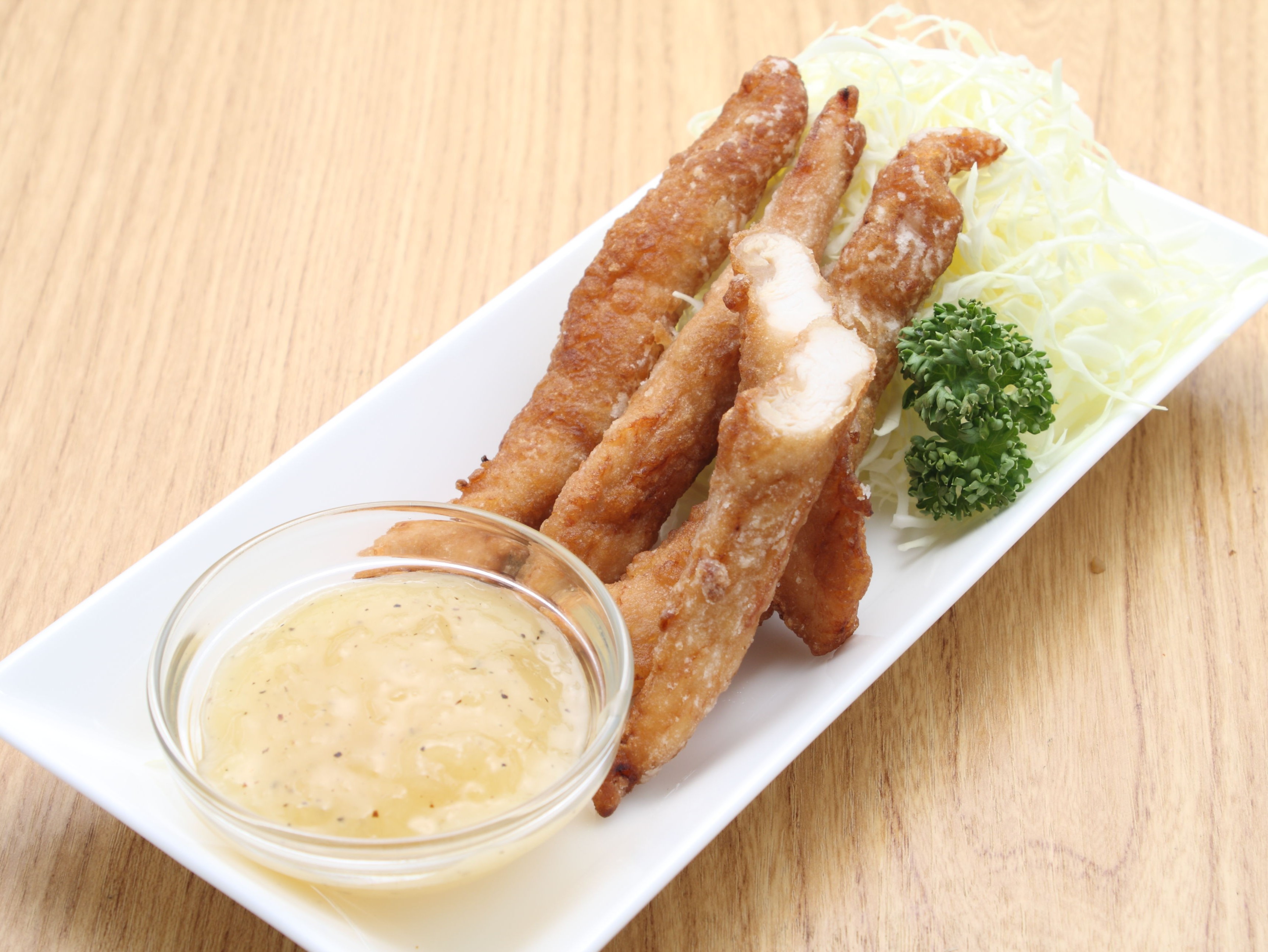 ササミっち リンゴバターソースのレシピ 作り方 レシピ ミツカン業務用商品 メニューサイト