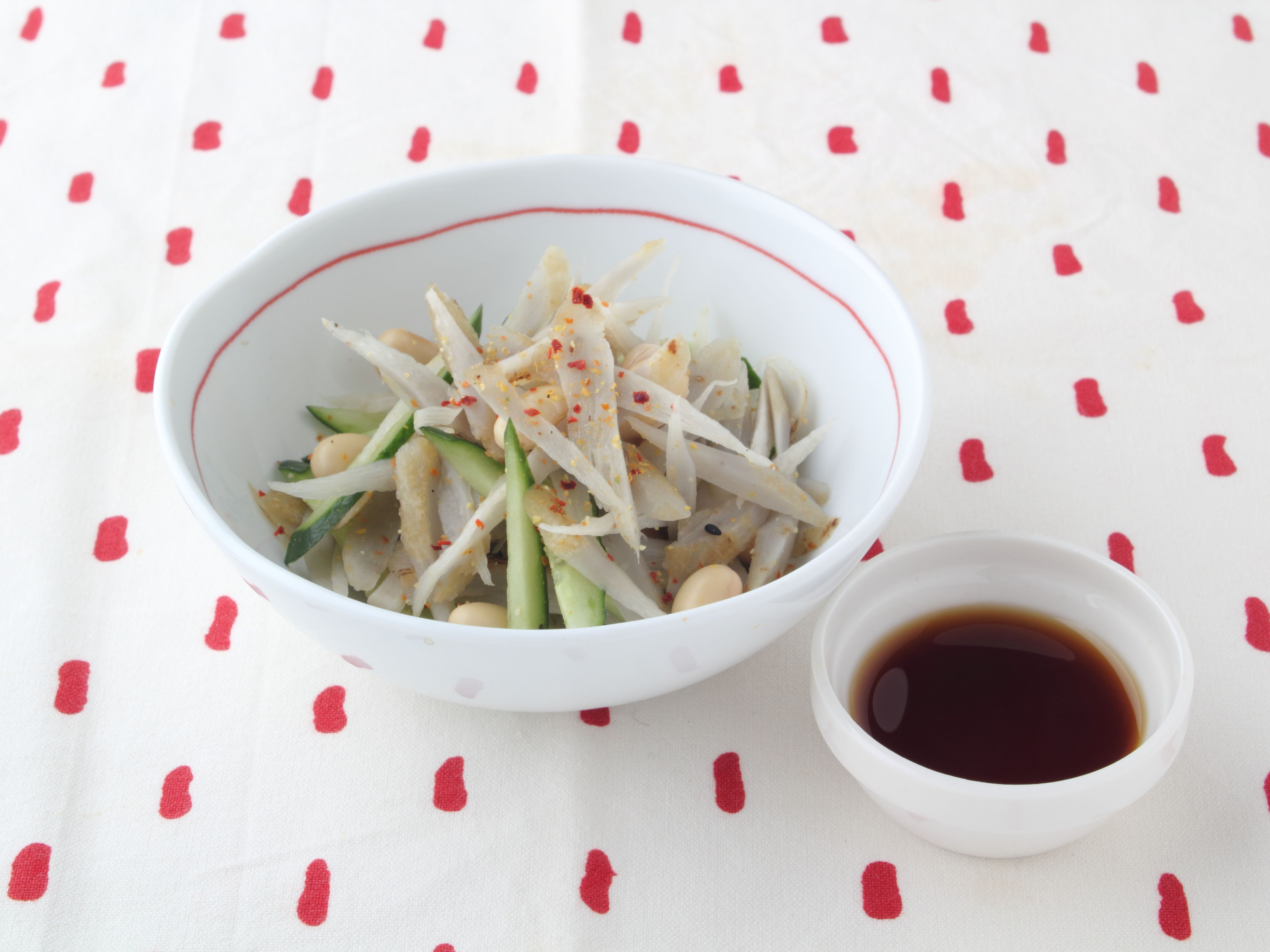 ごぼうとお豆のサラダ
