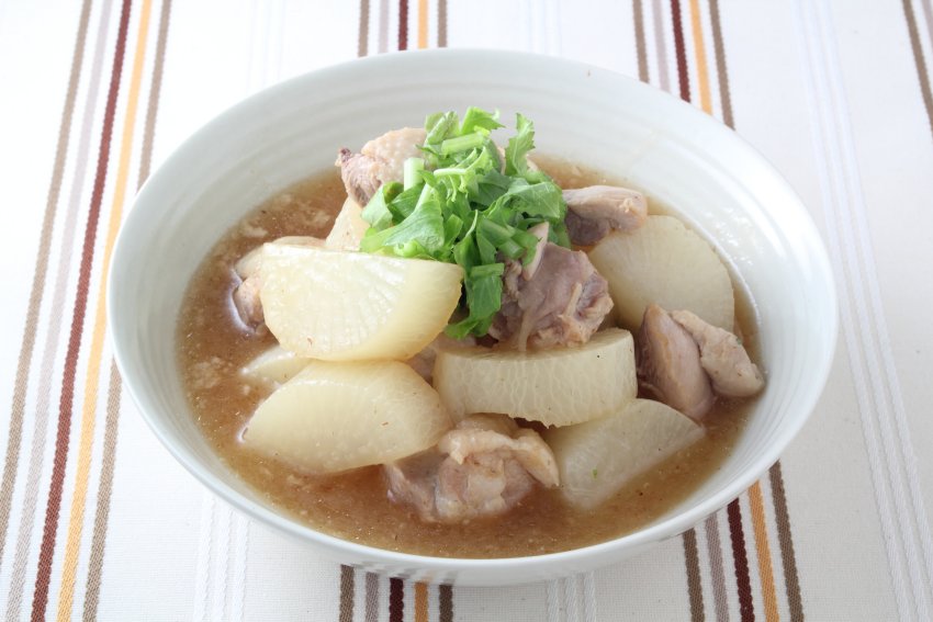 大根と鶏肉のしょうが煮