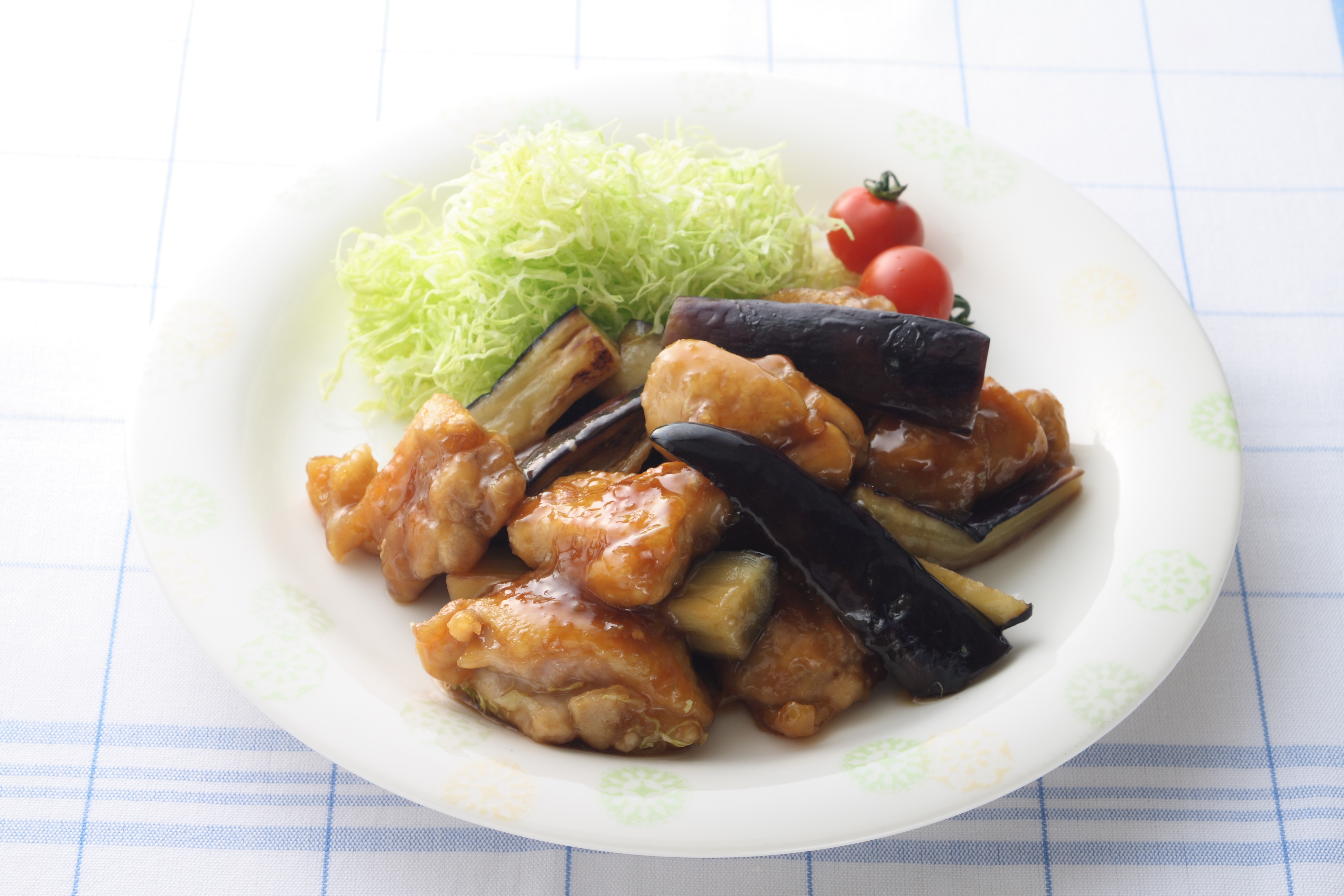 鶏となすのさっぱり焼き
