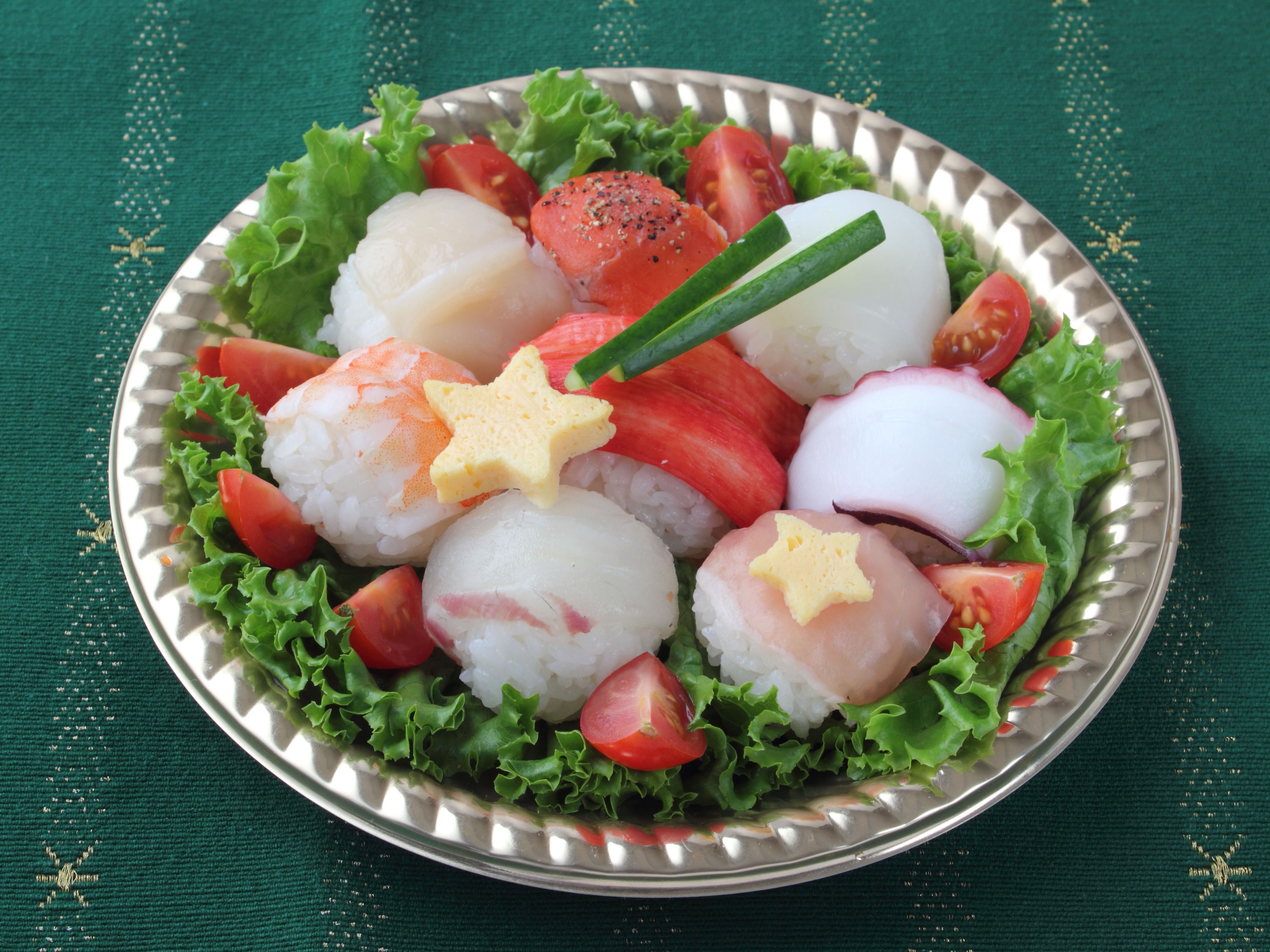 クリスマス手まり寿司セット