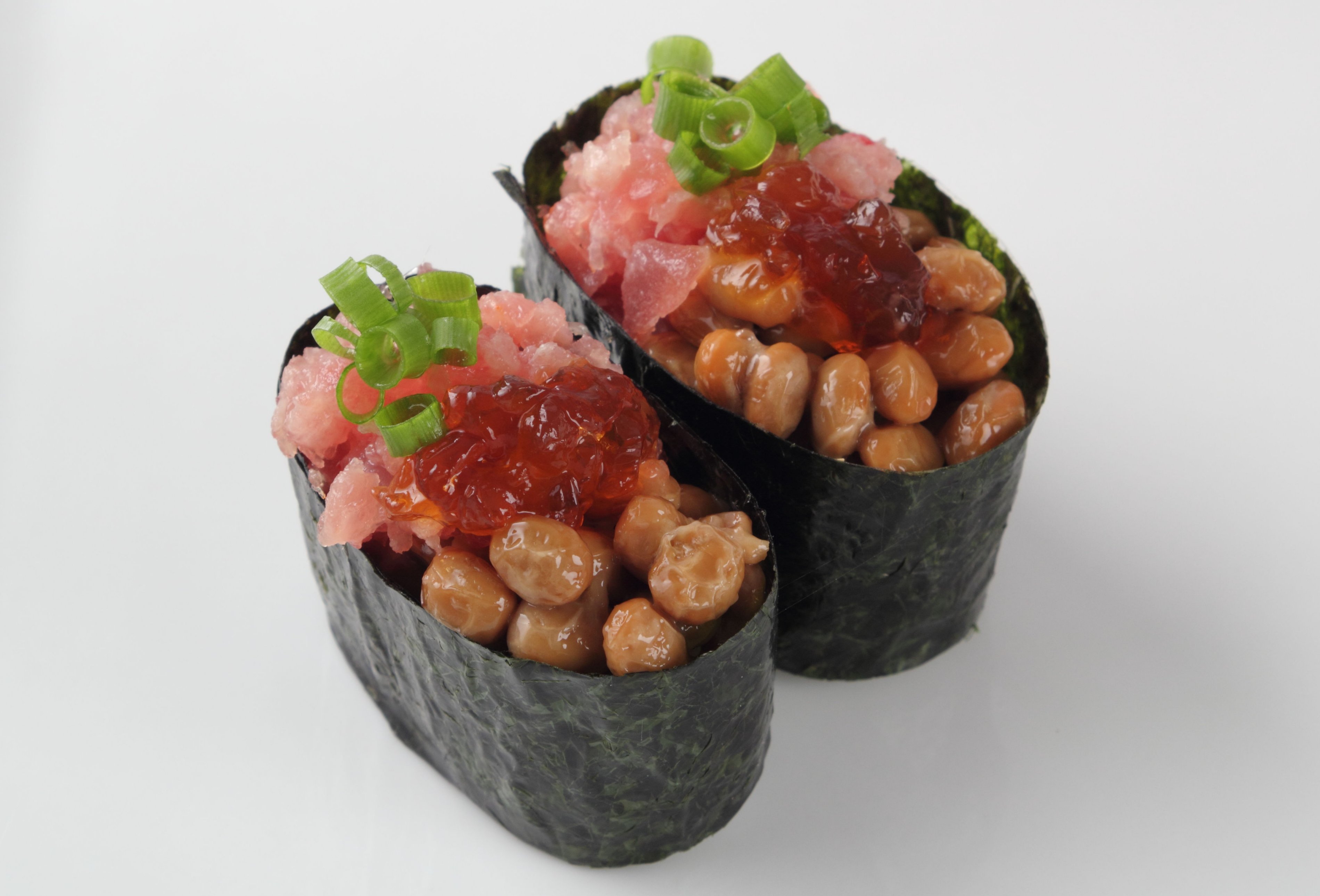 ねぎとろ納豆軍艦