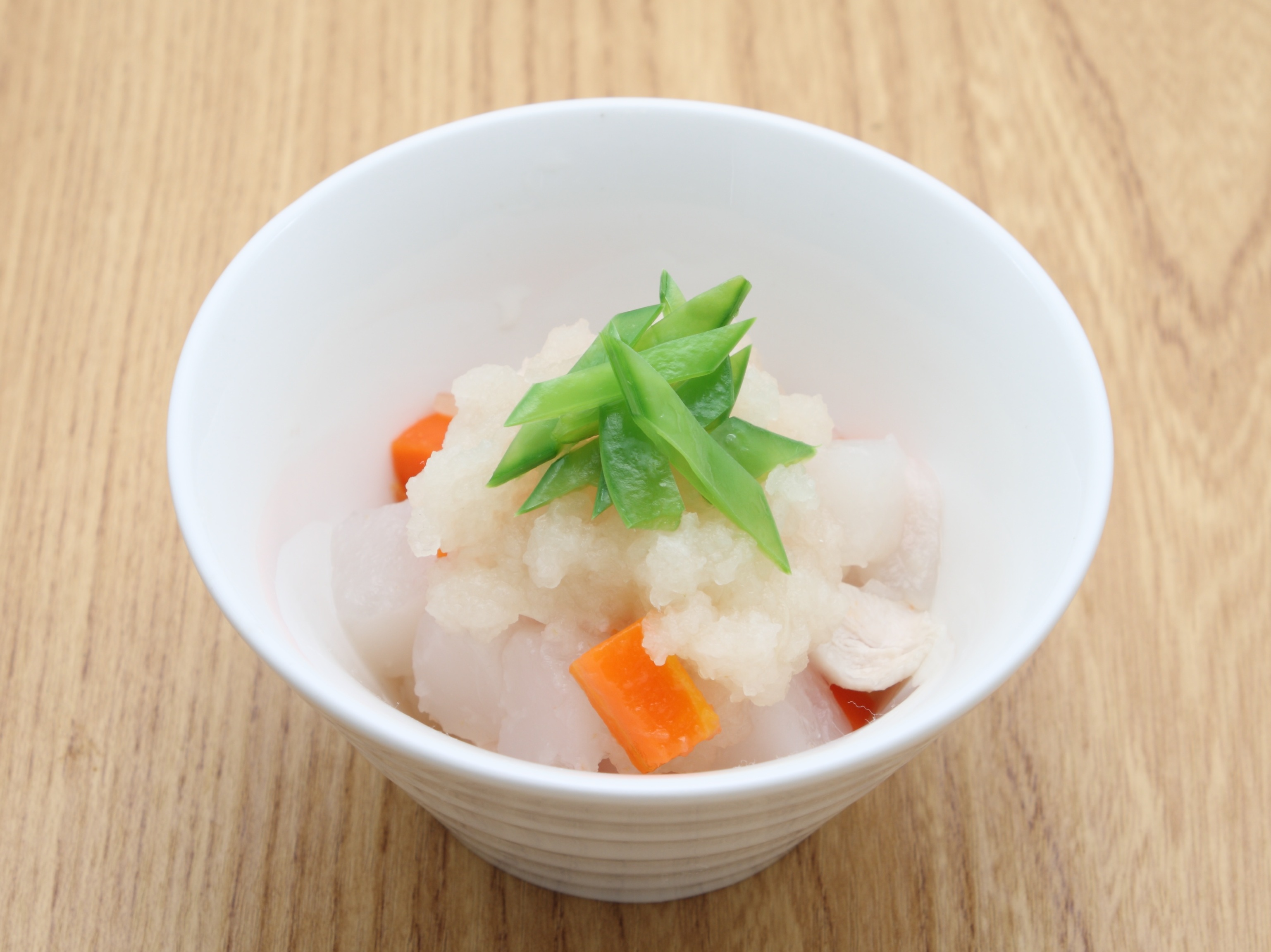 鶏ささみとかぶのおろし酢の物