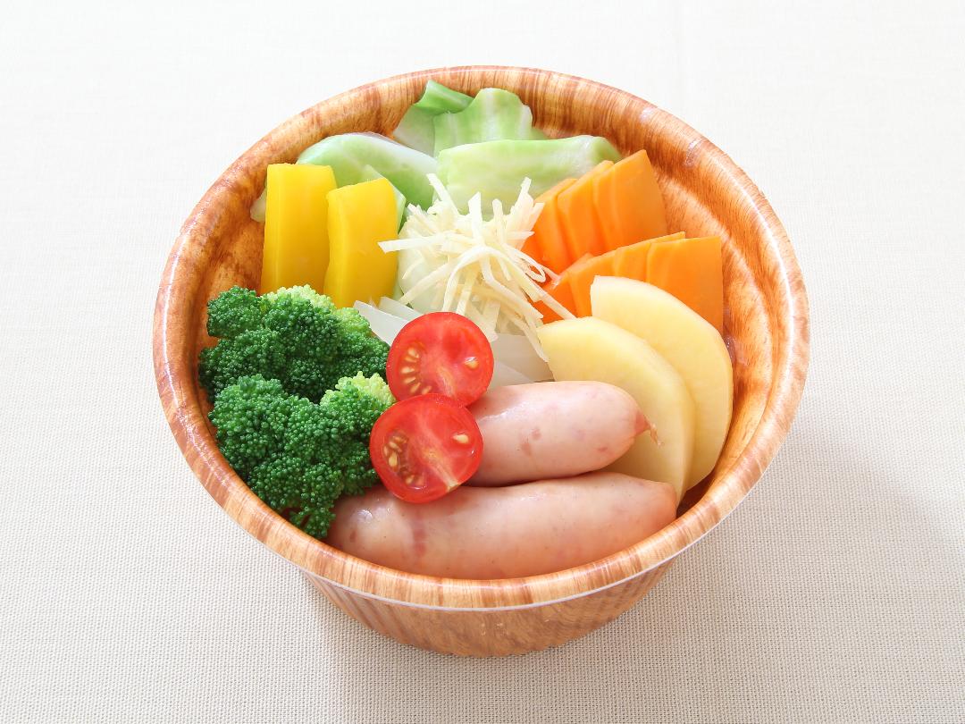 鶏だし生姜のポトフ（レンジアップ）