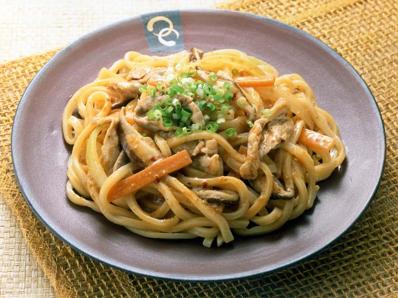 ごま風味焼きうどん