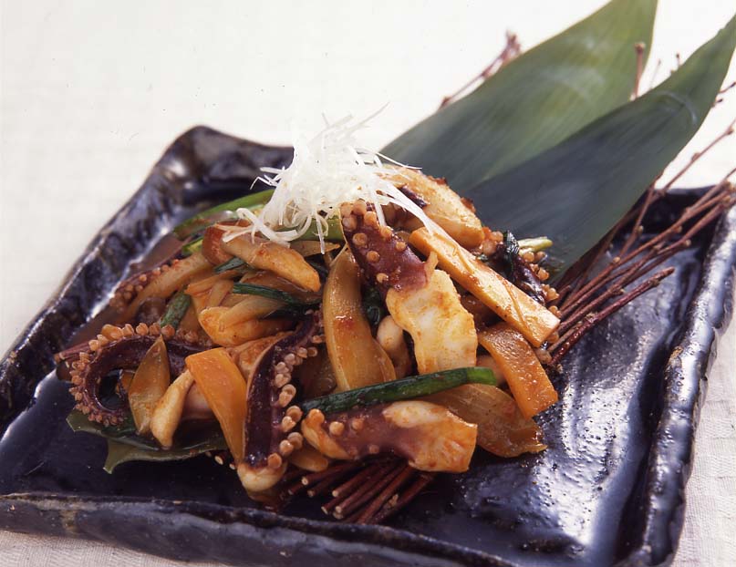 いかげそのチゲ風味