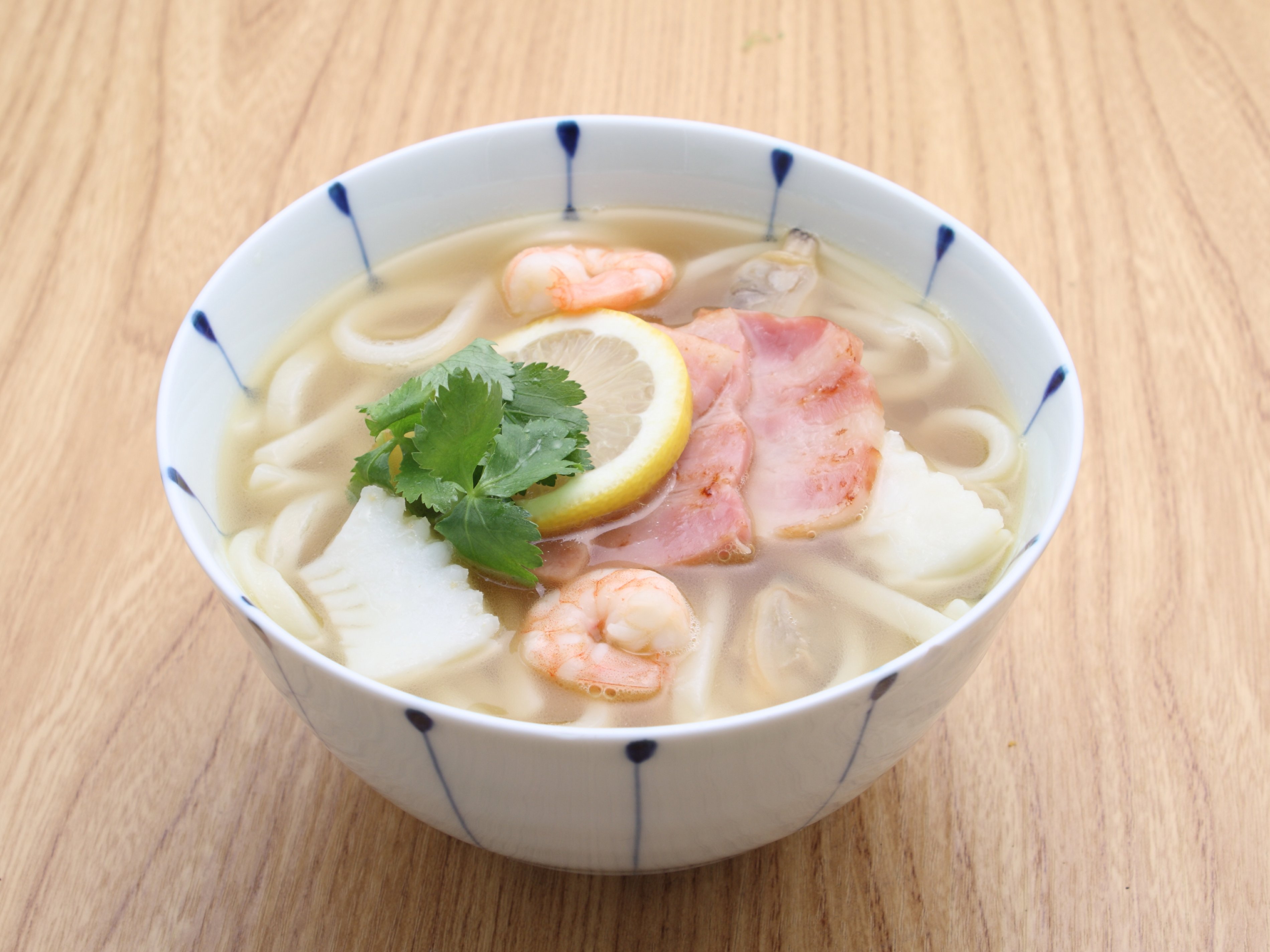 魚介とベーコンバターのおうどん