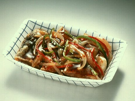 さんまのから揚げ野菜あんかけ