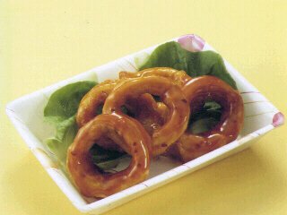 いかのフリッターチリソースあえ