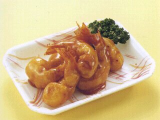 小えびのフリッターチリソースあえ
