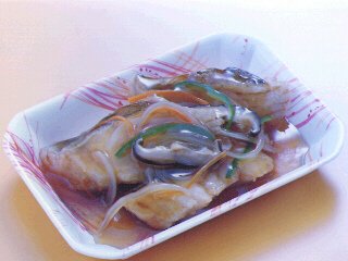 白身魚の甘酢あんかけ