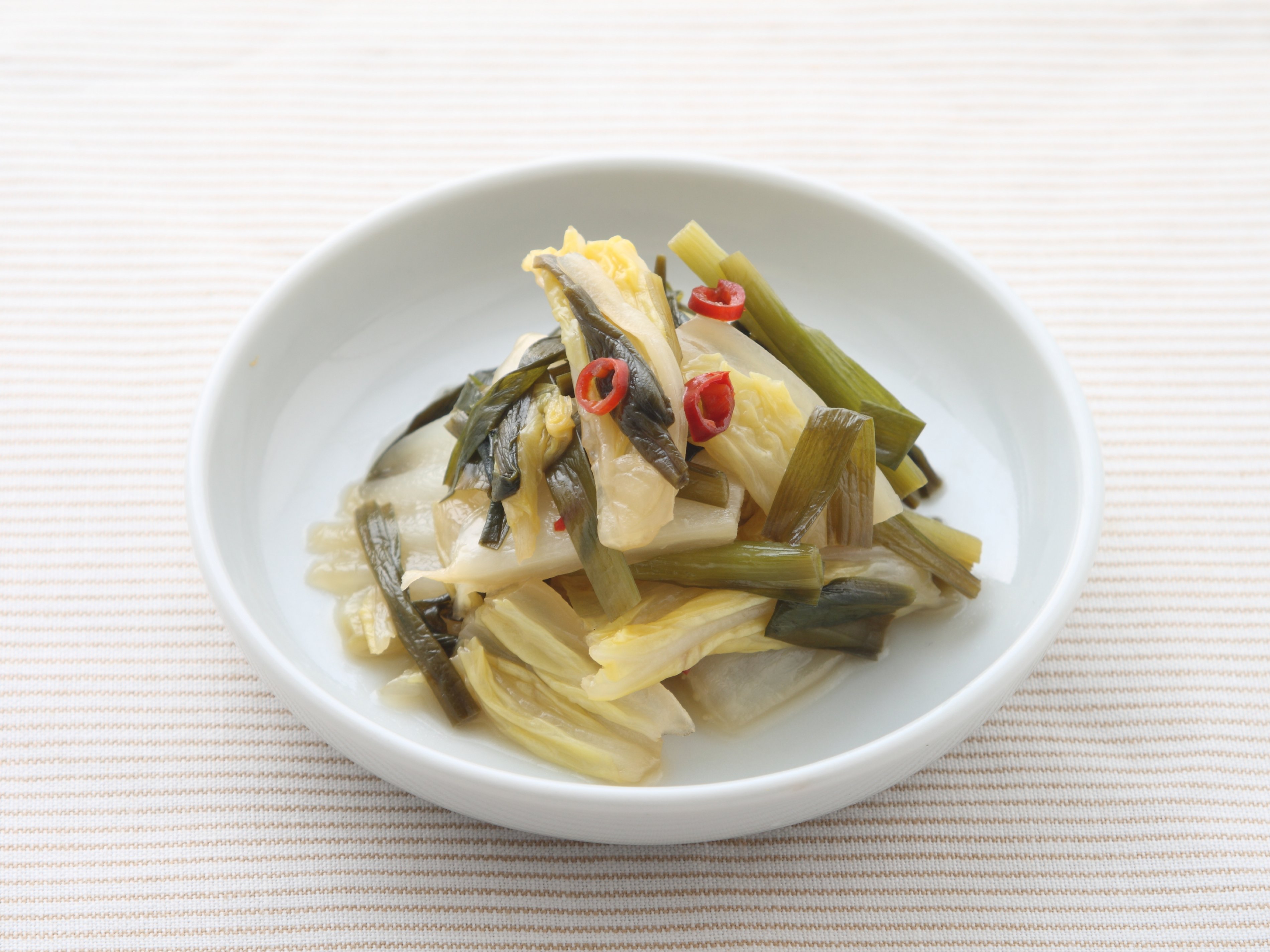 白菜の甘酢炒め