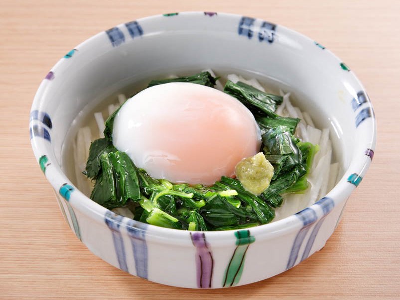 長芋とモロヘイヤのわさび酢
