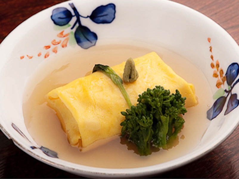 鯛めしとろろの茶巾蒸し