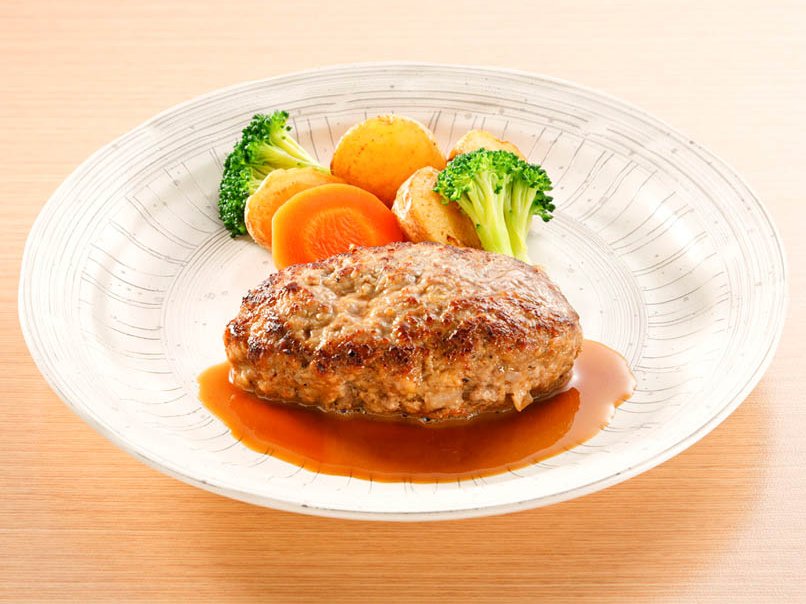 ハンバーグの「味ぽん」コーヒーソース