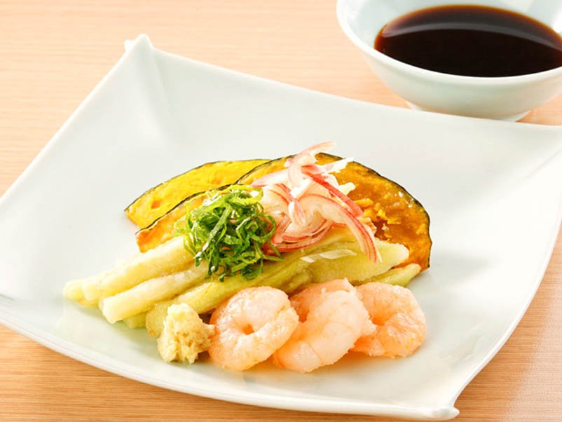 なすとかぼちゃのとろり揚げ