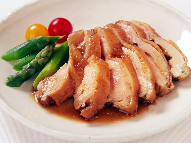 鶏もも肉のコーヒーぽん酢風