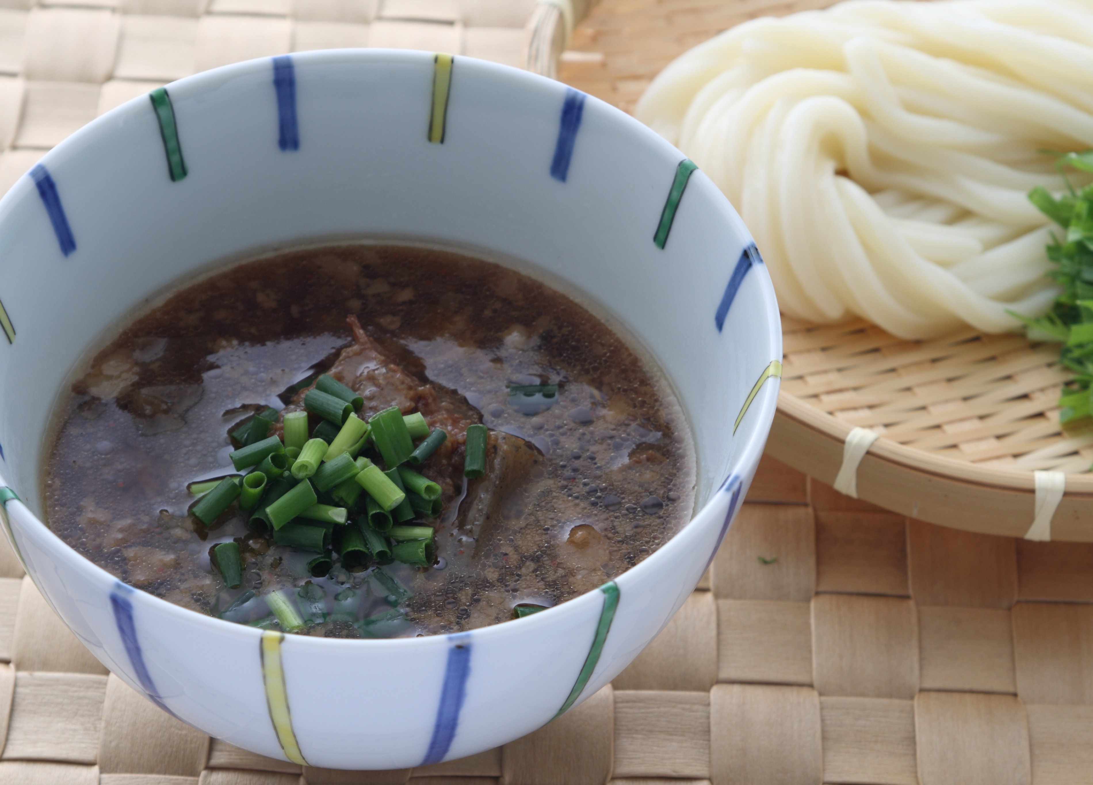 牛すじ味噌のつけ麺