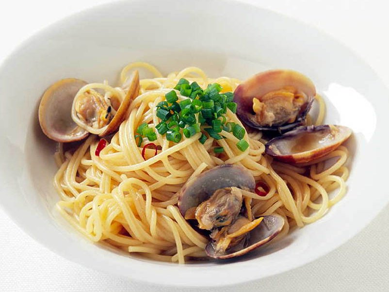 ぽん酢で作るあさりのパスタ
