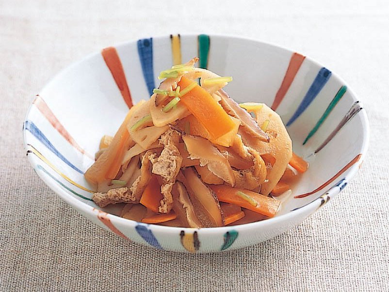 根菜と油揚げのしゃきしゃきぽん酢煮（煮なます）