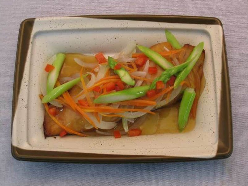 焼きサワラの和風あんかけ