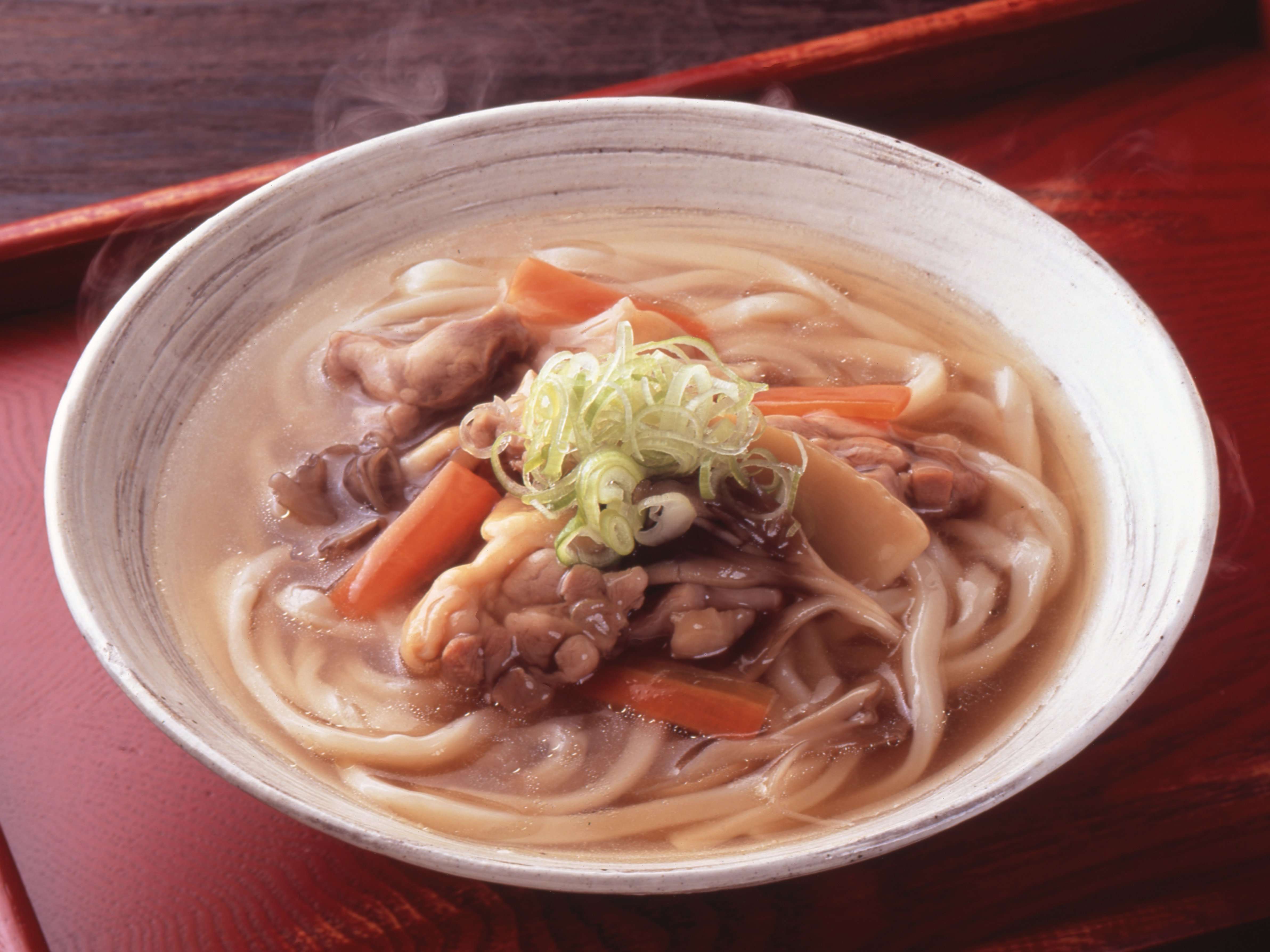 鶏と舞茸のうま煮うどん