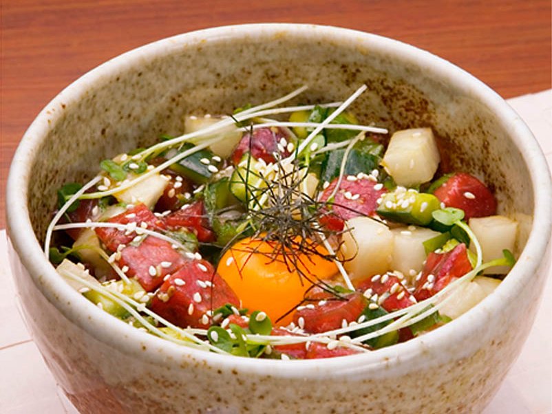 鮪の香味ユッケ丼