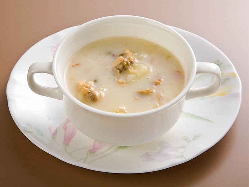 クラムチャウダー酢ープ