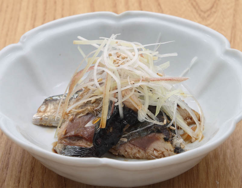 炙りさんまの香味ぽん酢
