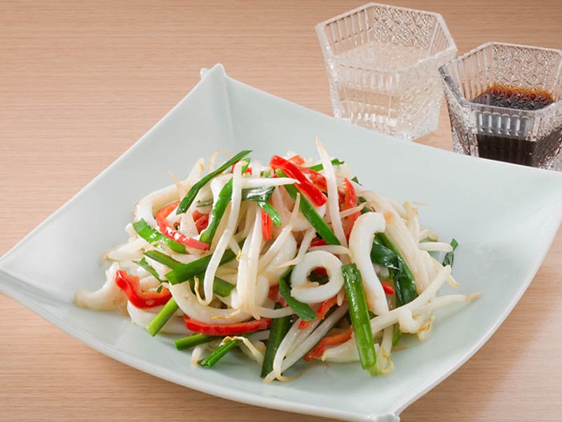 いかともやしの炒め物