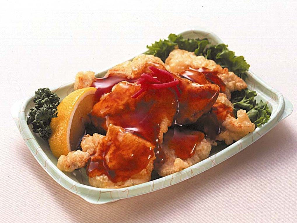 鶏天の和風あんかけ