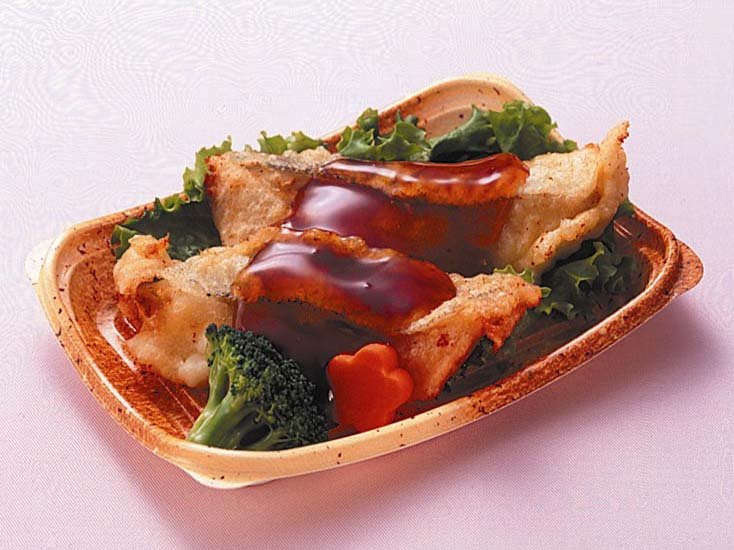 魚の天ぷら和風あんかけ