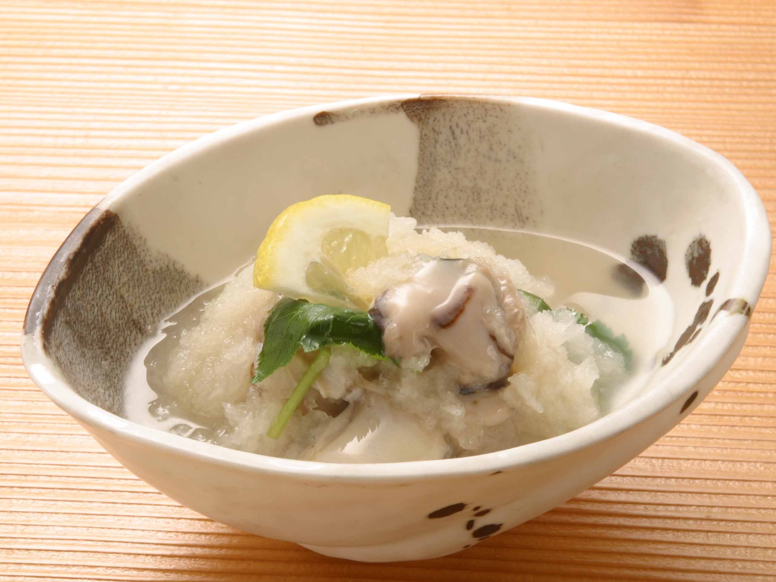 生がきのみぞれあえ