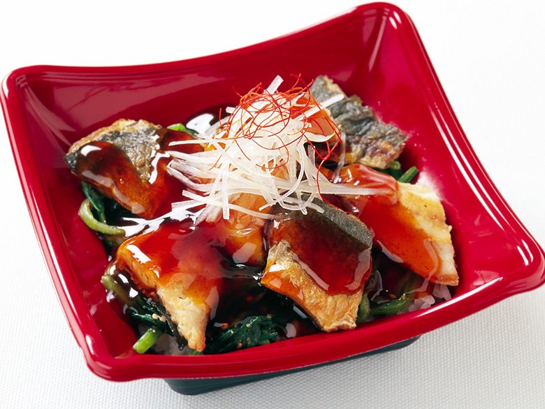 鯵の甘辛丼