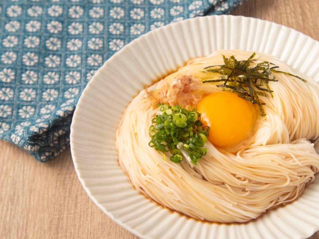 かまたまぽんそうめんのレシピ・作り方