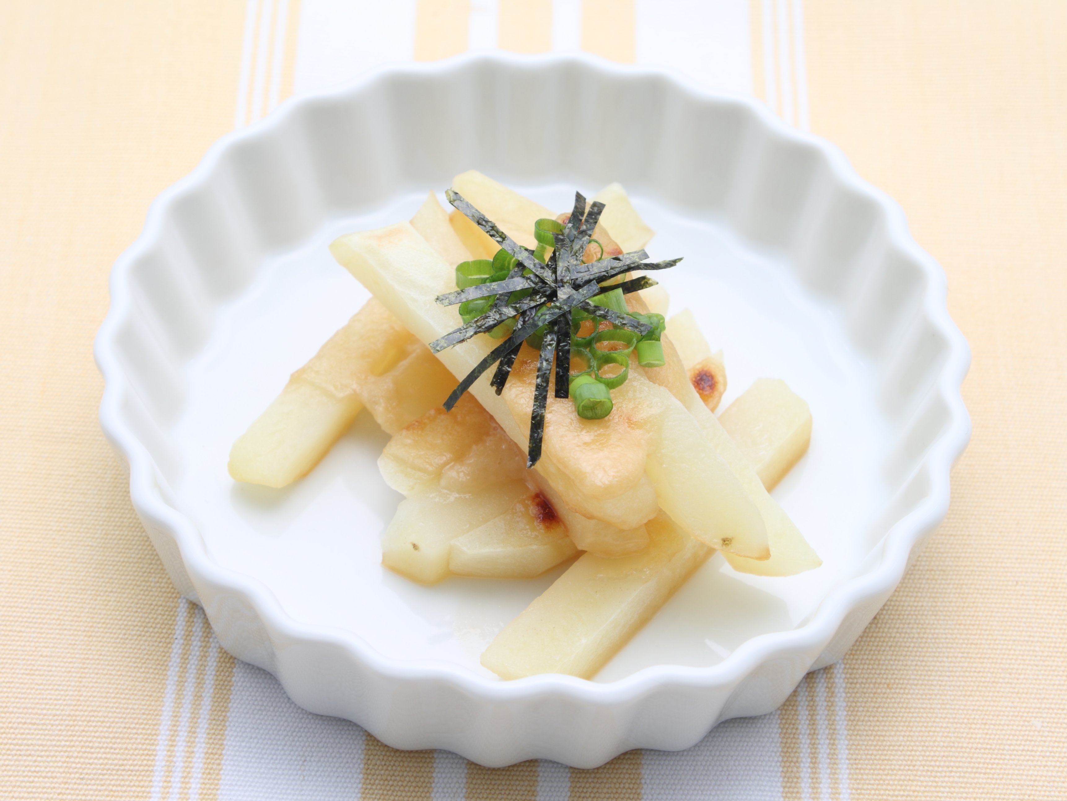 じゃがいもめんつゆチーズ焼き