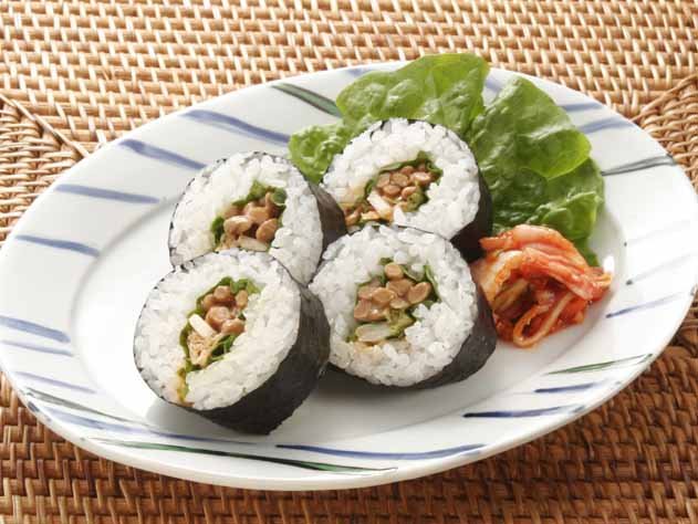 キムチ納豆まき