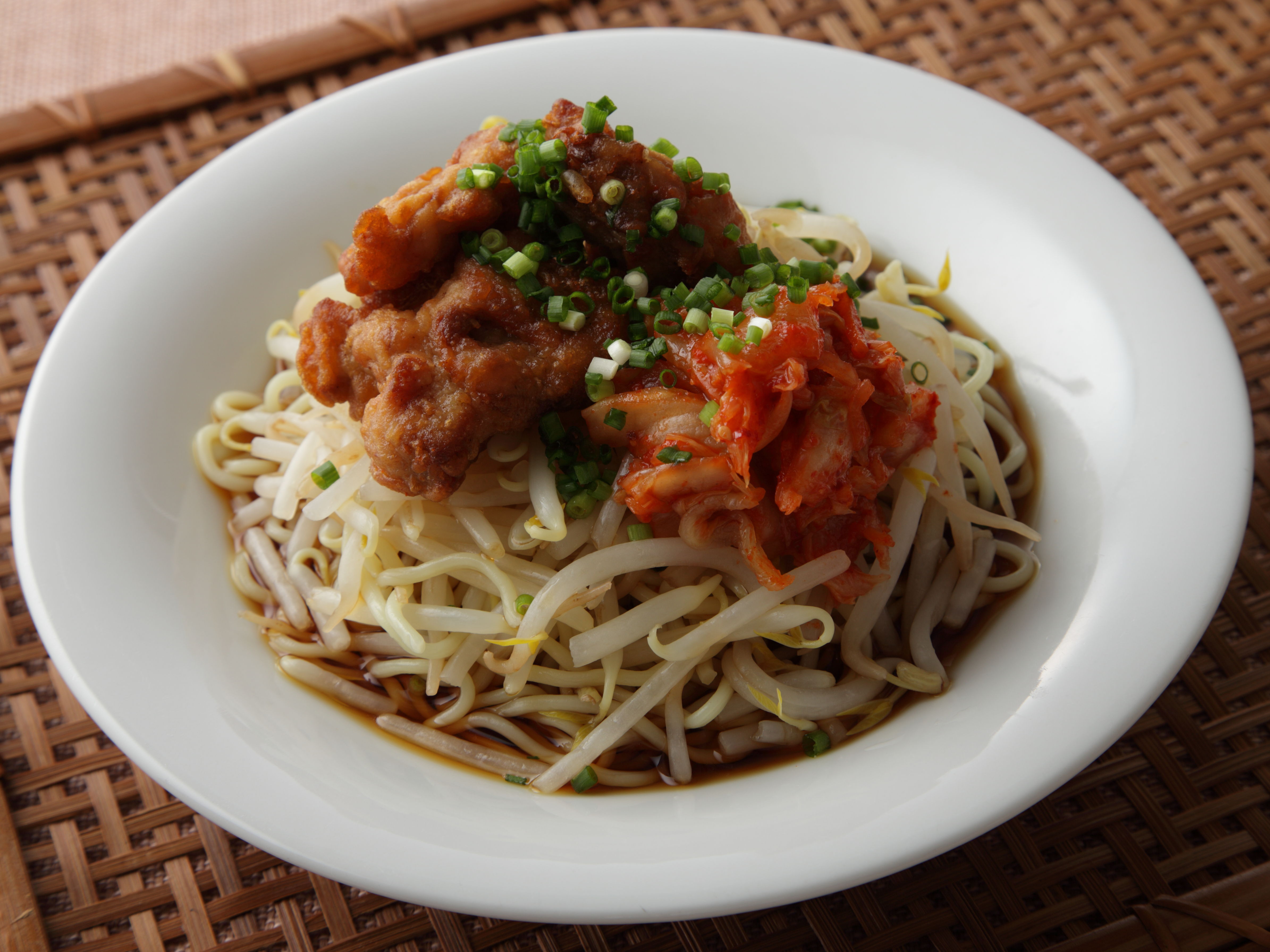 唐揚げキムチ麺