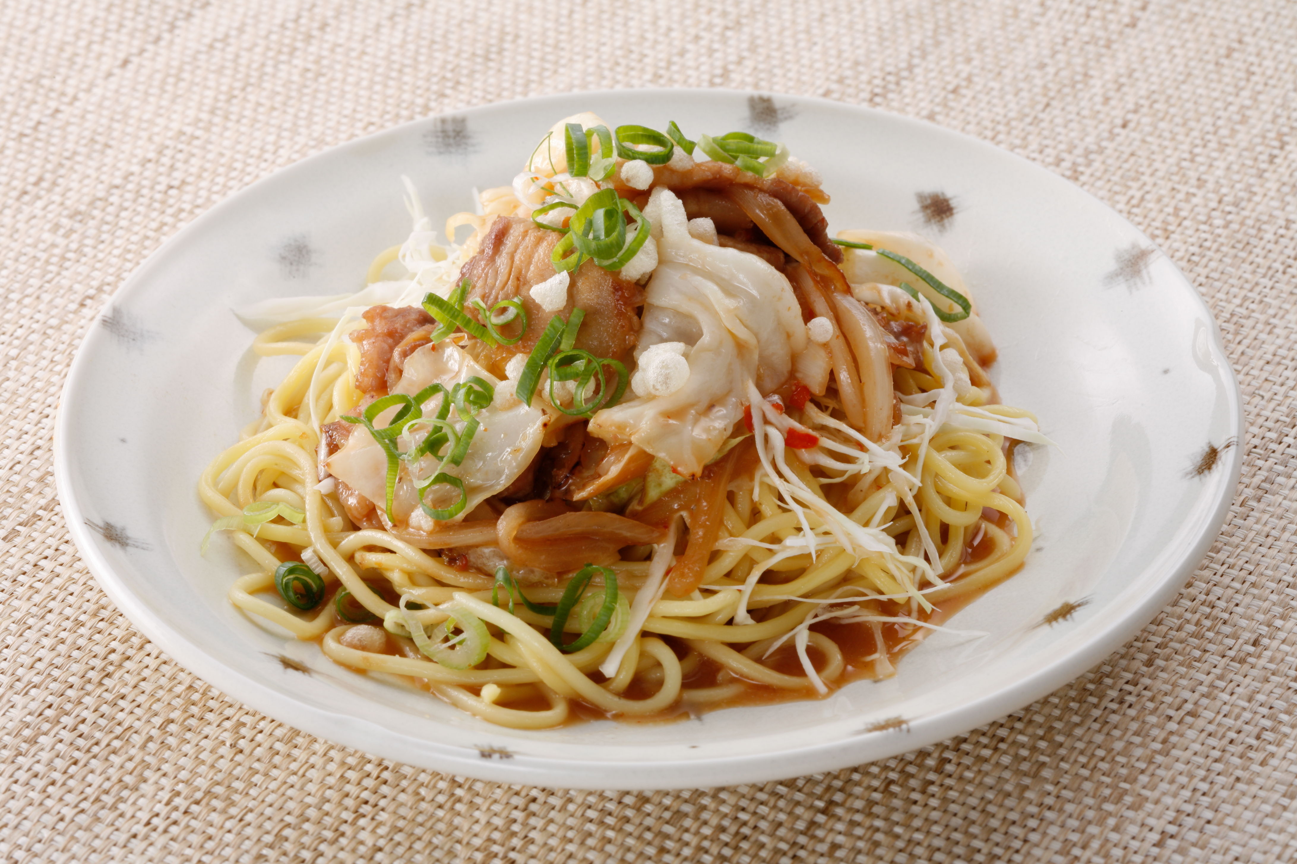 ホイコーロー風味の冷やし麺